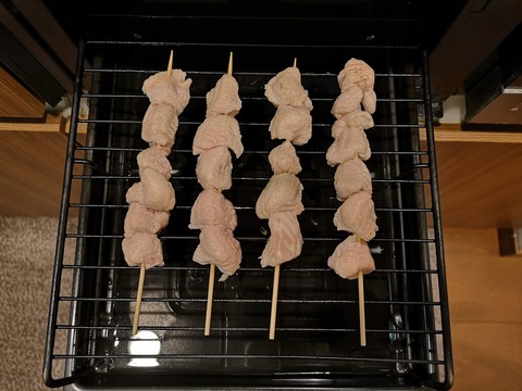 ぼんじり串焼き (7)