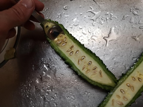 ゴーヤのおかか和え (2)