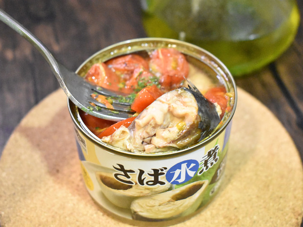 鯖缶のトマト焼き (2)