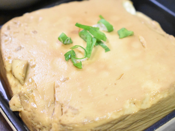 豆腐のにんにく醤油煮 (1)