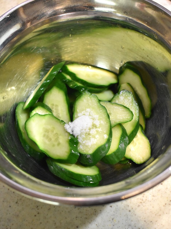 きゅうりのすだち和え (3)