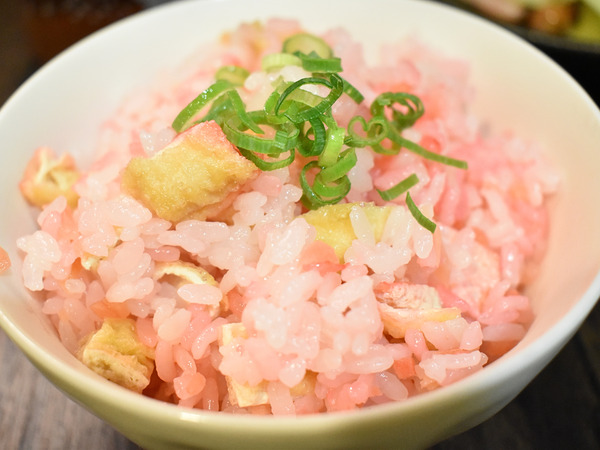 紅しょうがの炊き込みご飯 (1)