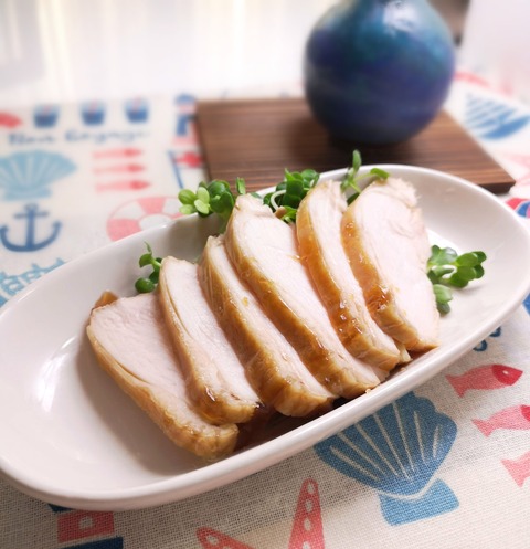 鶏むね肉の醤油焼き (1)