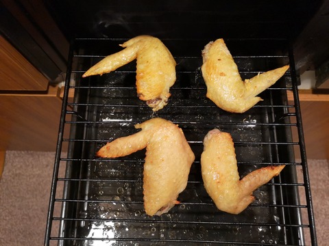 鶏場先のんにく塩焼き (4)