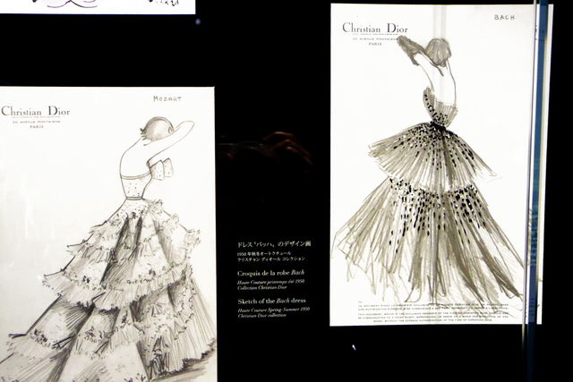ディオール デザイン画 Christian Dior クリスチャン・ディオールが