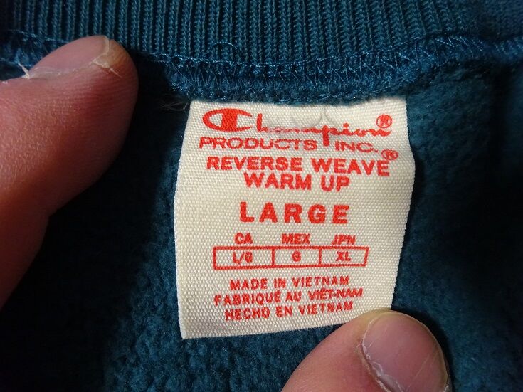 チャンピオン赤タグ赤単タグ単色タグリバースウィーブ米国製インク