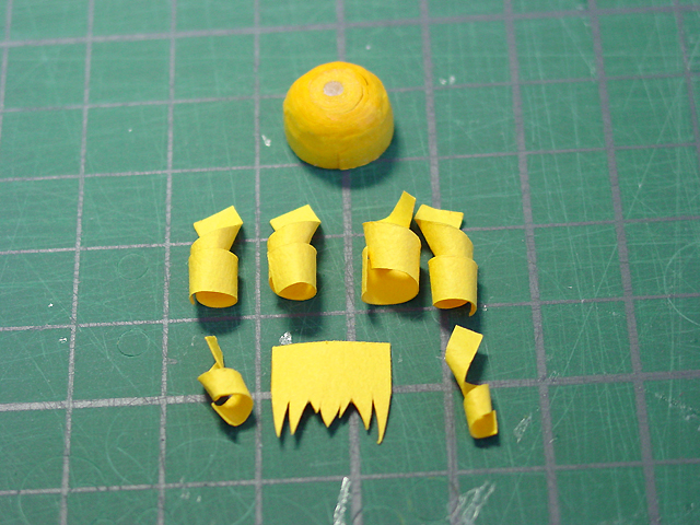 安価で紙製指乗り薔薇乙女作る