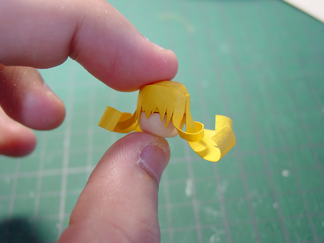 安価で紙製指乗り薔薇乙女作る