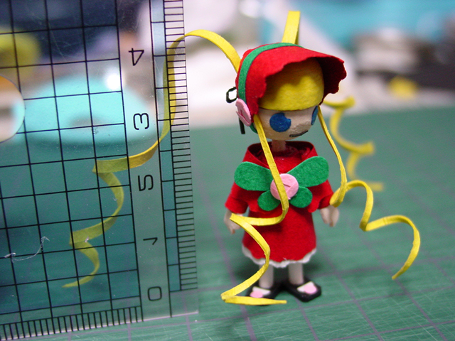 安価で紙製指乗り薔薇乙女作る