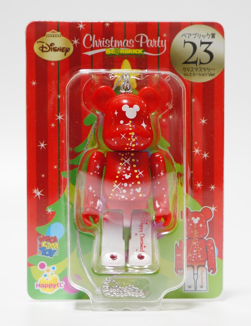 Happyくじ Disney Christmas Party ベアブリック をひいてきた かんなり
