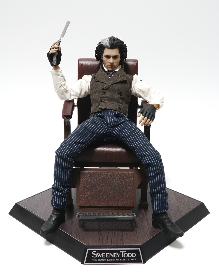 ホットトイズ スウィーニートッド フィギュア ジョニーデップ ホットトイズ社の『スウィーニー・トッド』のフィギュア - CRAZY
