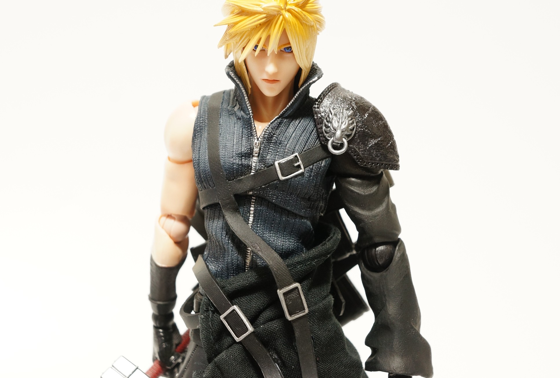 速達メール便送料無料 PLAY レビュー ARTS クラウド プレイアーツ改 かんなり (FF7AC版) 改 クラウド プレイアーツ改 クラウド・ストライフ FINAL FANTASYⅦ 破損有り
