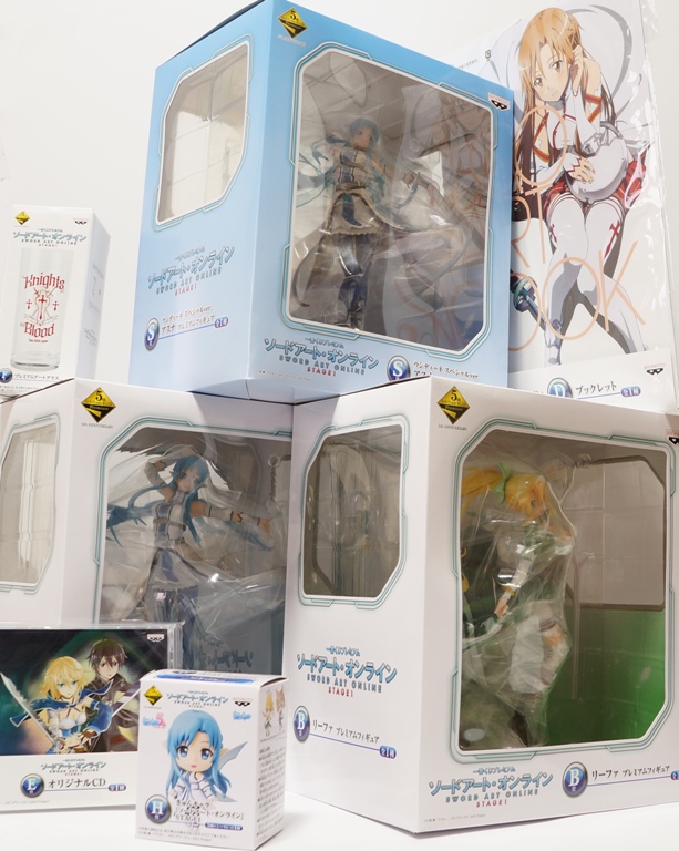 一番くじプレミアム ソードアート オンライン Stage1 さっそく引いてきた いっぱね かんなり