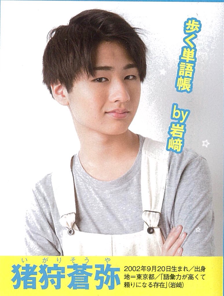 芸能 ジャニーズjr 猪狩蒼弥 みんな 日本破壊 でツイートして 反日発言 に衝撃止まず わいわいニュース 芸能 ジャニーズjr 猪狩蒼弥 みんな 日本破壊 でツイートして 反日発言 に衝撃止まず わいわいニュース
