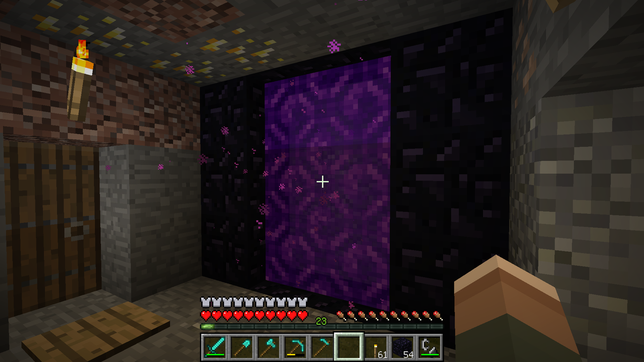 17日目 ネザー突入 Minecraft モノづくり 開拓日記