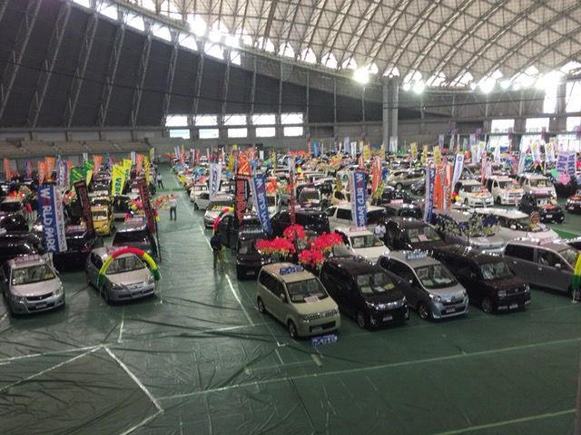 札幌 スーパー中古車市inケーズデンキ月寒ドーム Sevショールーム日記