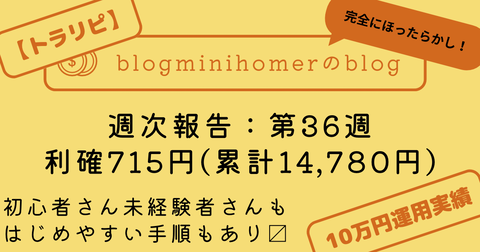 トラリピ10万運用:週次報告_20240902
