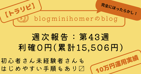 トラリピ10万運用:週次報告_20241021