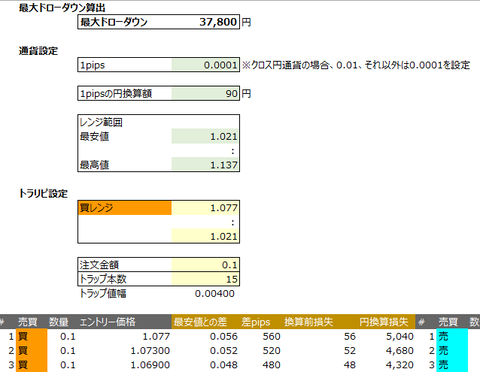 Excelツール外観