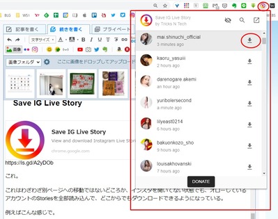 21年 Instagramの画像 動画 ストーリーのブラウザダウンロードツール2選 脳窓全開ブログ