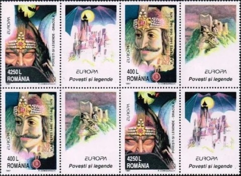 1997年ルーマニア.ヴラド・ツェペシュ公爵とその居城