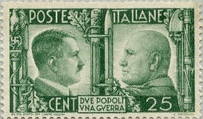 ヒトラーとムッソリーニ.イタリア.1941