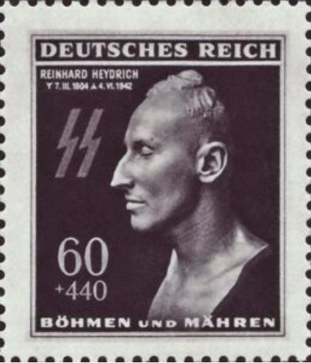 デスマスク.ラインハルト・ハイドリヒ.1943.ボヘミア