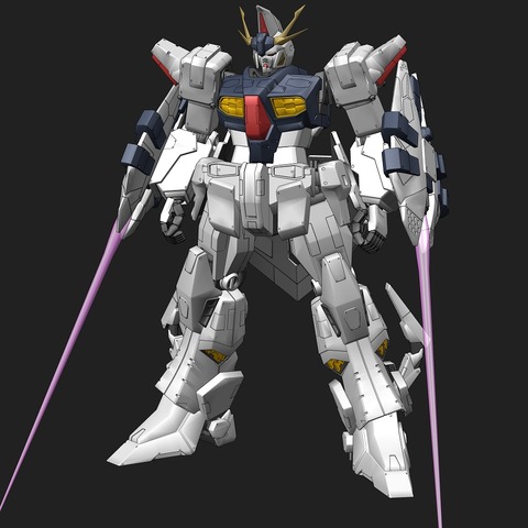 3DCGで3D ペーネロペー・オデュッセウスガンダム 完成(仮) : 3D CG ...