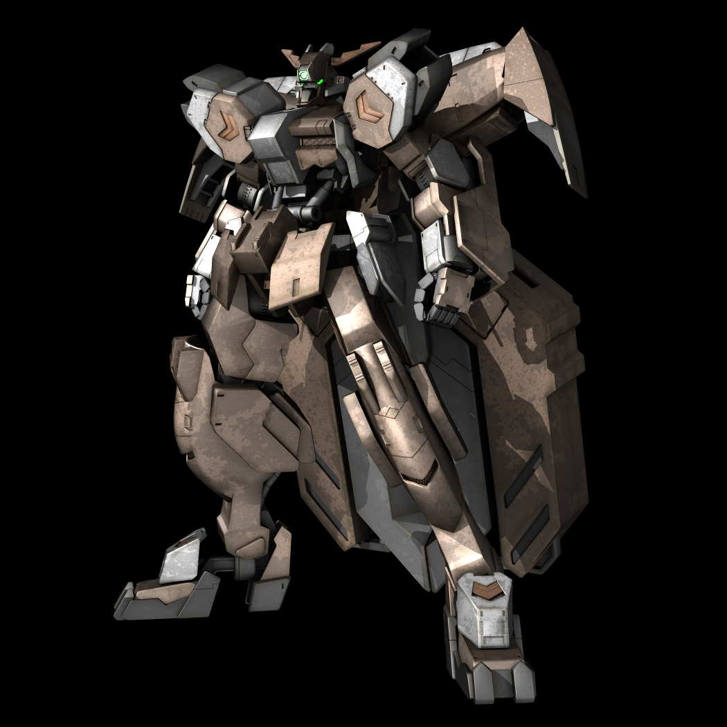 鉄血のオルフェンズ ガンダムグシオンリベイクフルシティ 完成1 ３d Cgで3d ガンダムモデリング ３d Gundam Modeling