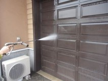 高圧水洗浄作業