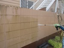 高圧水洗浄作業