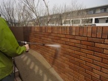 高圧水洗浄作業