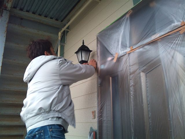 鹿嶋市 ｎ様 にて玄関灯の交換 外壁塗装 塗装工事など茨城 千葉の塗装業者すみとのブログ