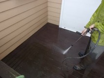 高圧水洗浄作業