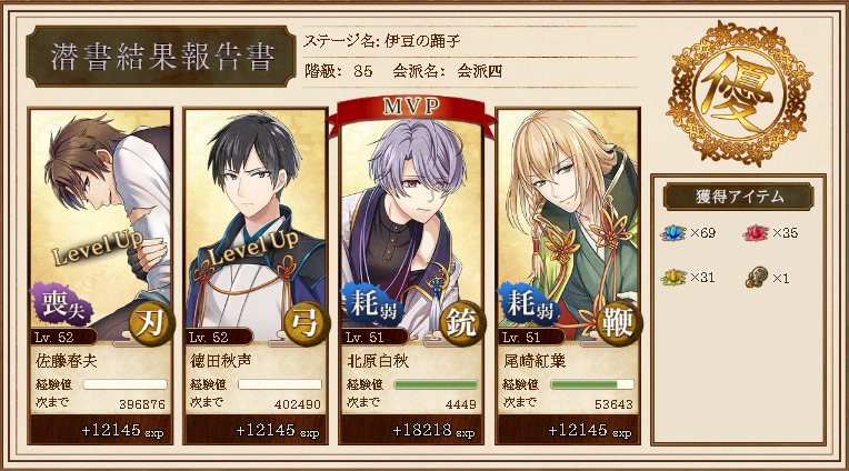 八つ当たりとも言う お薬レベリング 文アル 下野特務司書日記 文アル