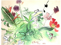 田舎風花束