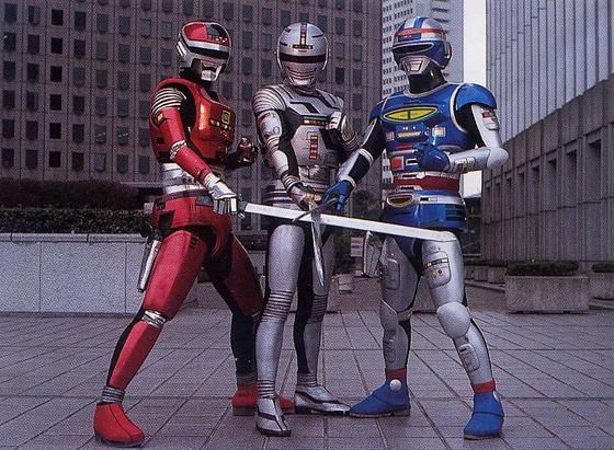 宇宙刑事シャイダー第49話最終回 3人の宇宙刑事 ギャバン シャリバン シャイダー大集合 蒼空になる疫病退散祈願