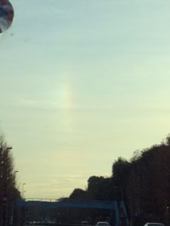 車で朝 走っていたら 縦の虹を見ました 虹の竜 rainbow dragon 車で朝 走っていたら 縦の虹を見ました 虹の竜 rainbow dragon
