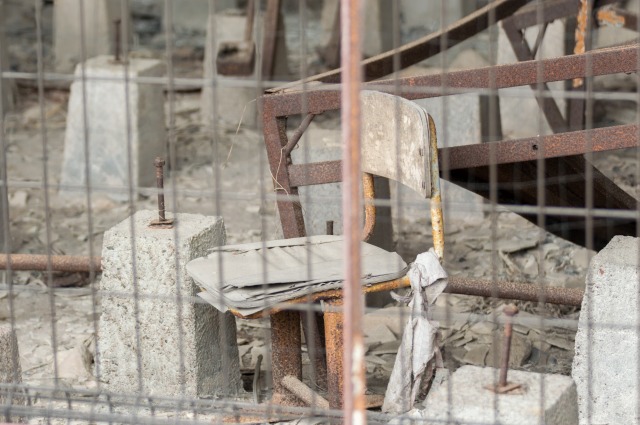 焼きつくす自然の威力 旧大野木場小学校被災校舎 Wind Of The Island