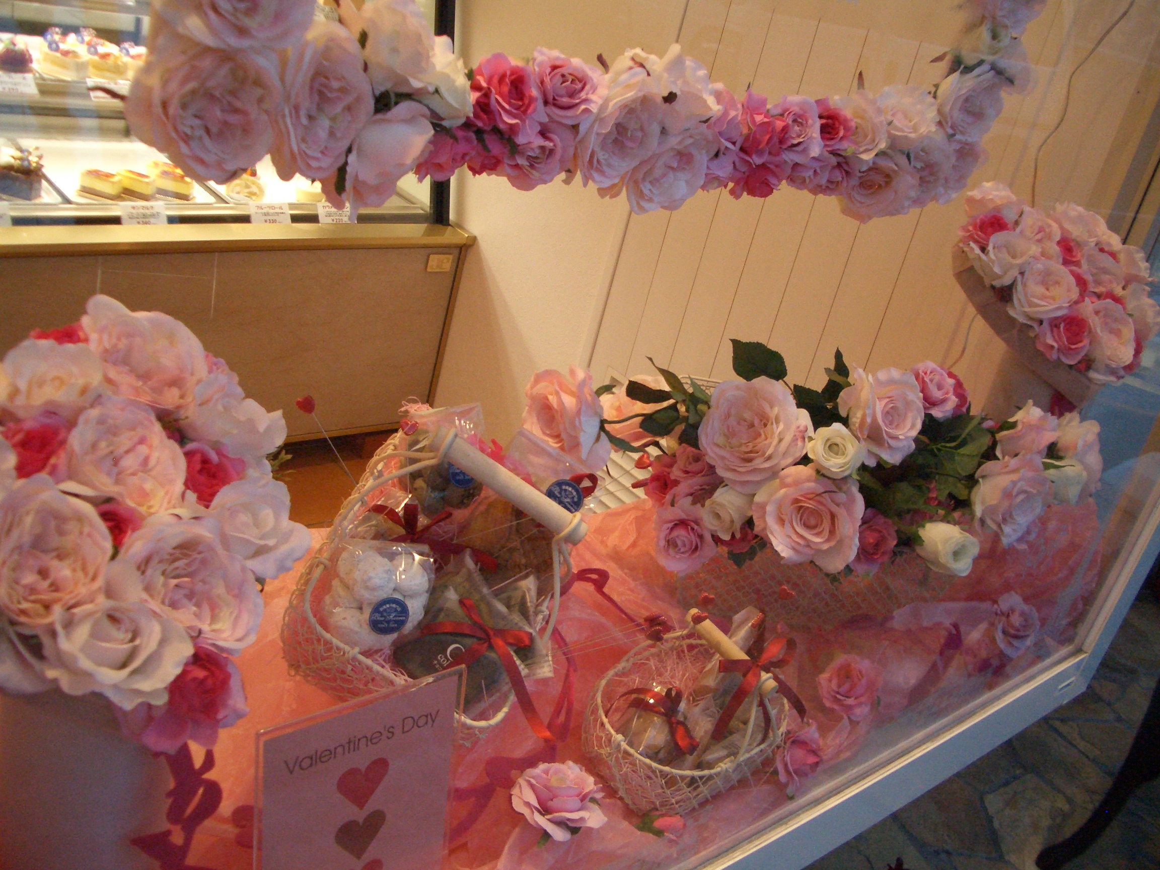 バレンタインのディスプレイ ブルーヘブン ひと言日記