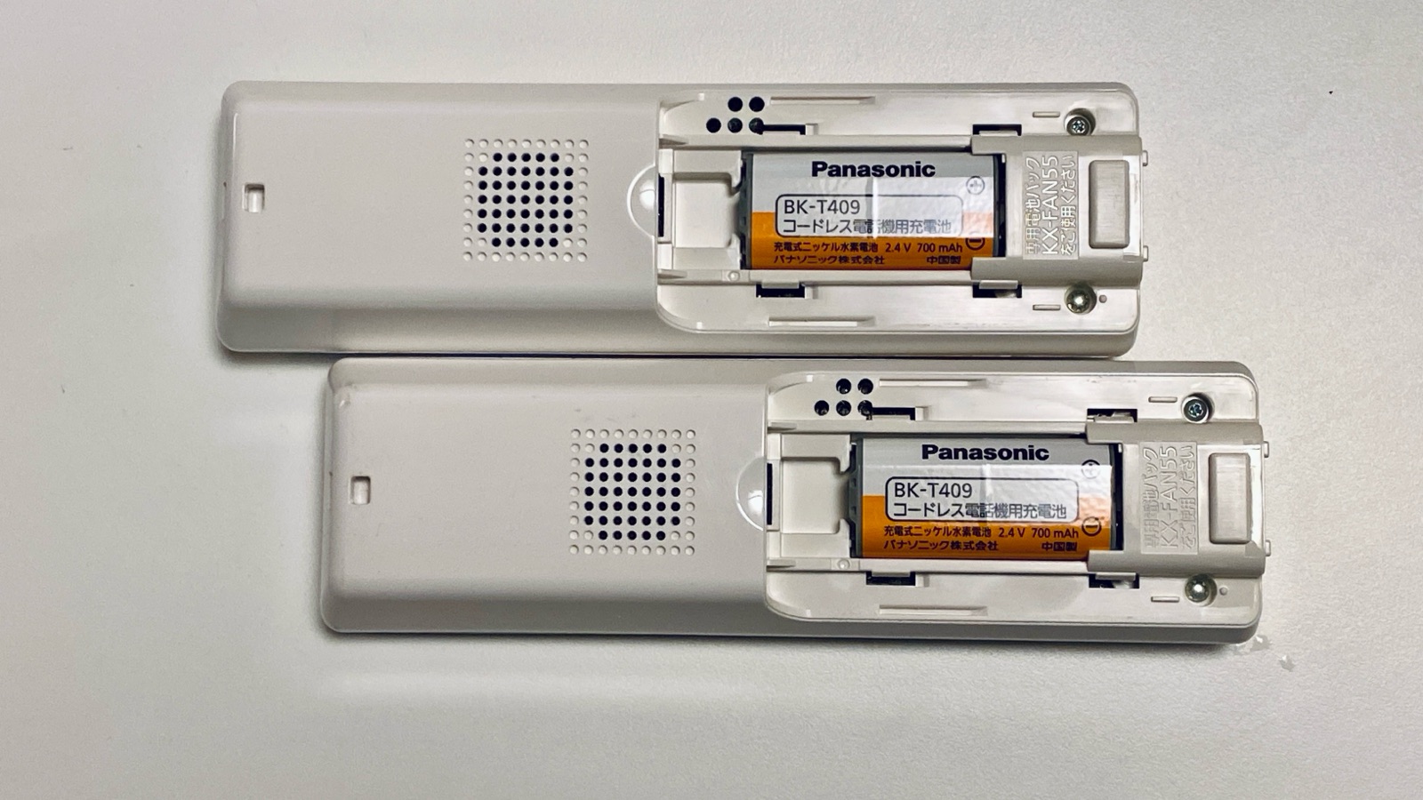 レビュー】Panasonicドアホン子機の充電池を交換：Panasonic BK-T409 