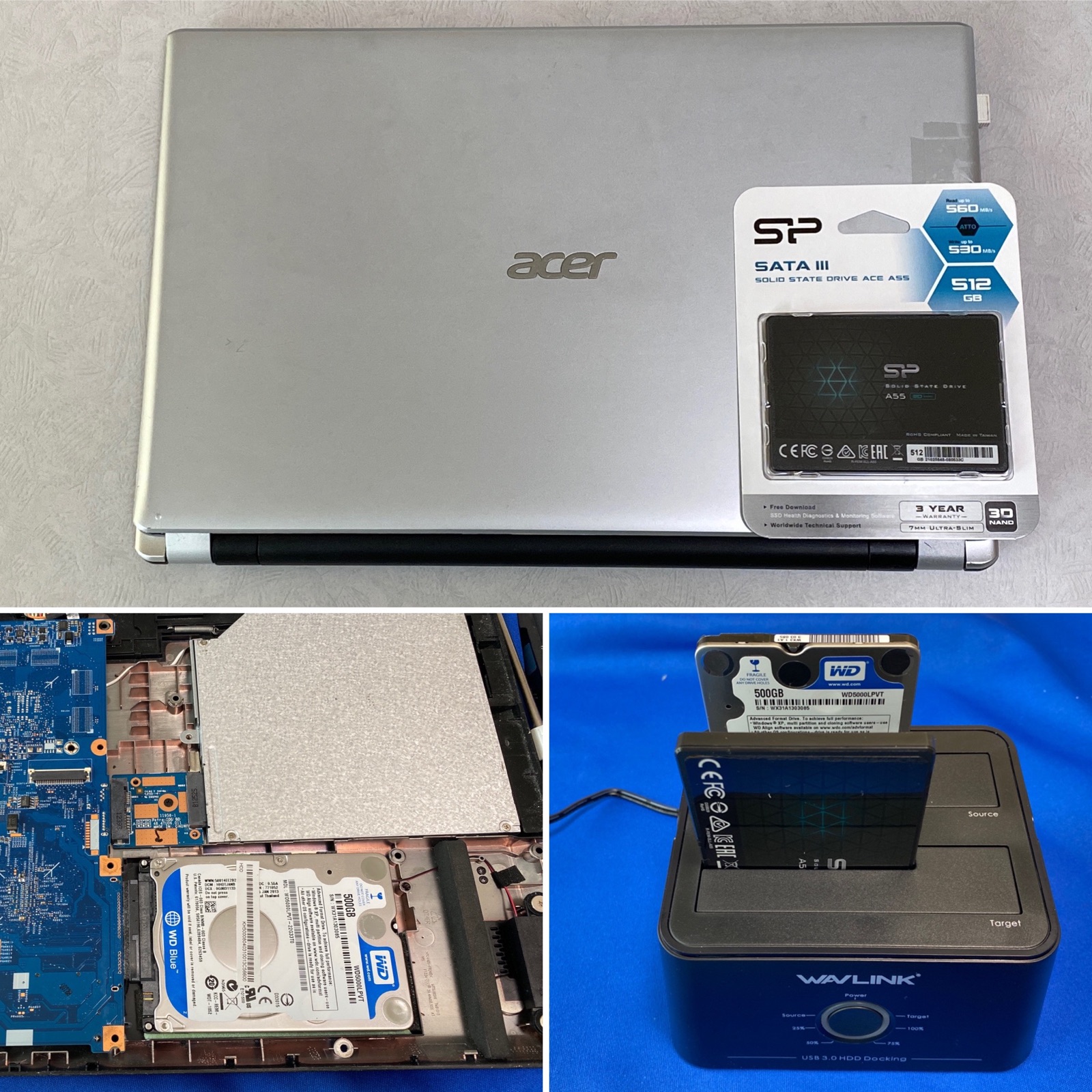 ノートPC aspire acer 5741 SSD換装済み ノートパソコン パソコン修理｜固まって動かないAcer Aspire 5741|北九州市八幡