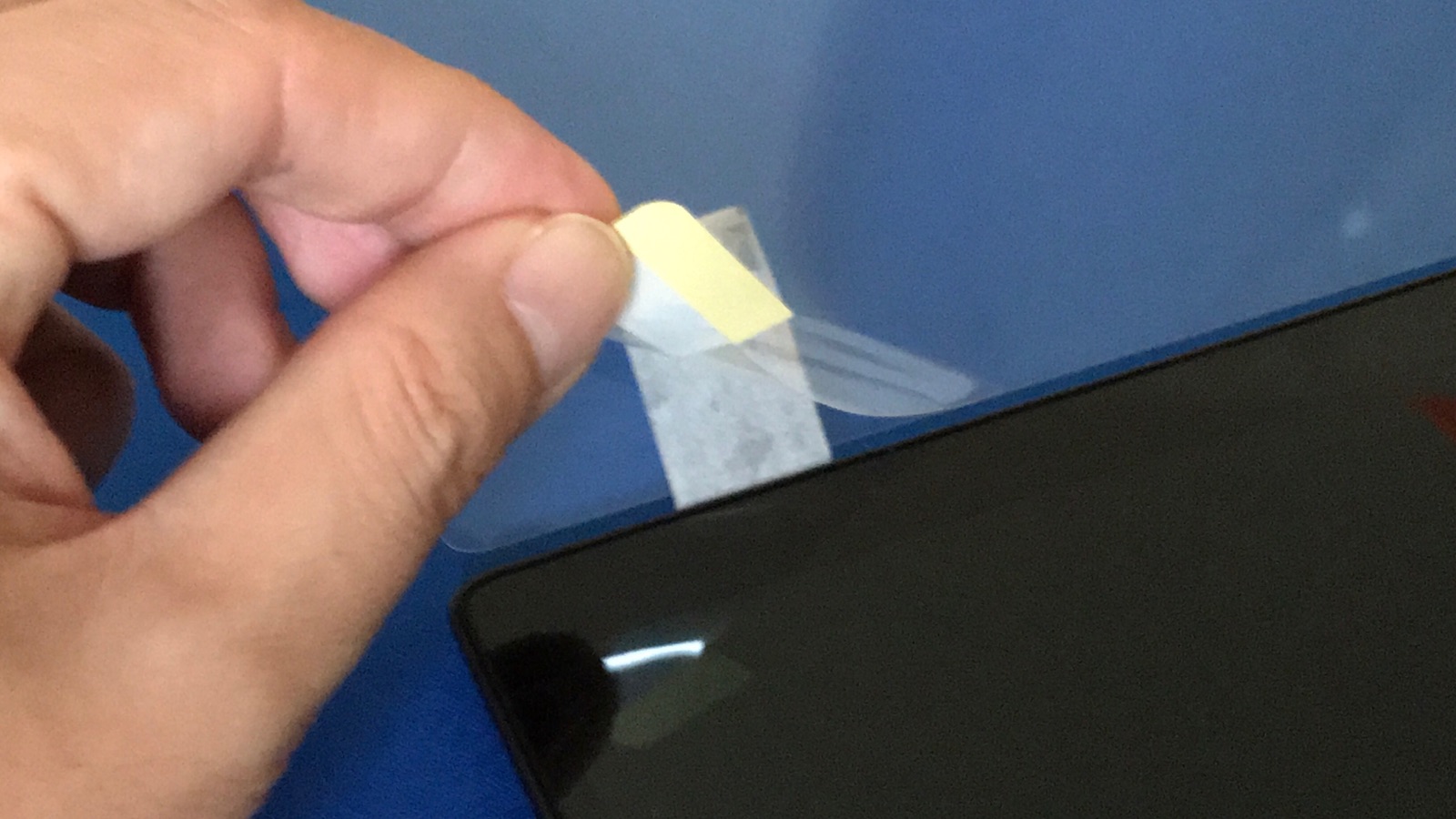 裏技 液晶保護フィルムをずれずに綺麗に貼る方法 碧き流星 2nd デジタル家電レビュー