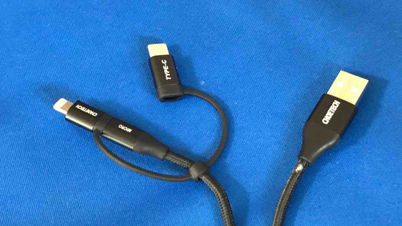 3in1 充電ケーブル ライトニング マイクロusb Usb Type C巻取りケーブル Lightning Microusb Type C対応 Mfi認証品 通信 3way ホワイト 500 Iplmm020の販売商品 通販ならサンワダイレクト
