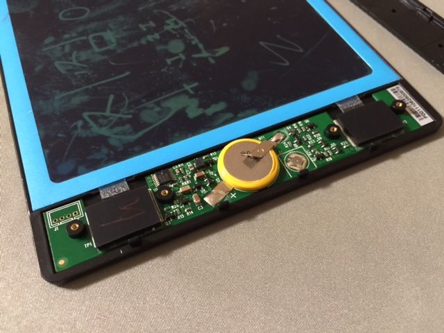 【DIY】書いたものが消せなくなったBoogie Boardは電池交換で復活できる!:KINGJIM Boogie Board BB-1 ...