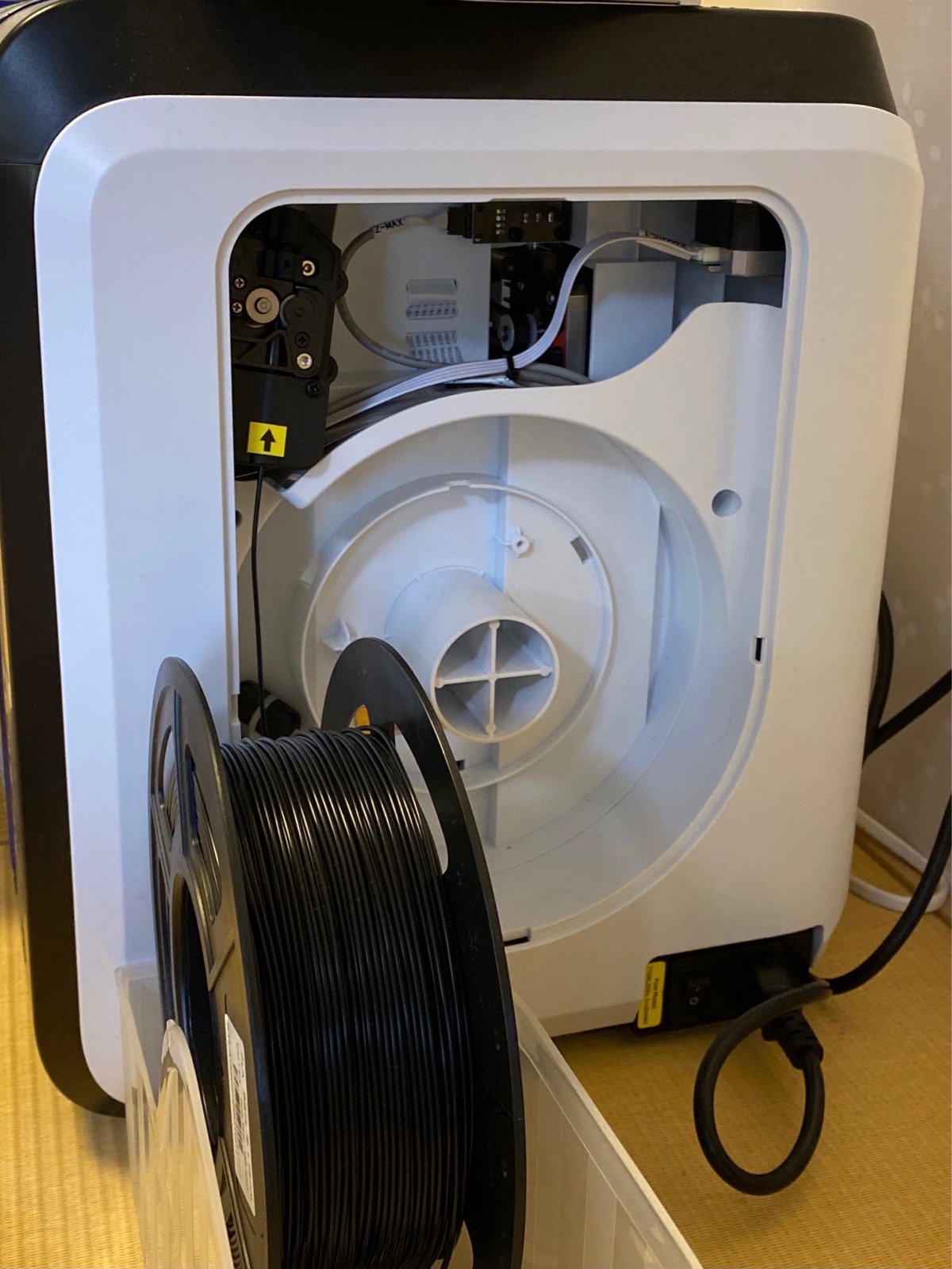 Diy 社外フィラメント使用時の蓋を100均で自作 Flashforge Adventurer3 3dprinter 3dプリンター 碧き流星 2nd デジタル家電レビューブログ