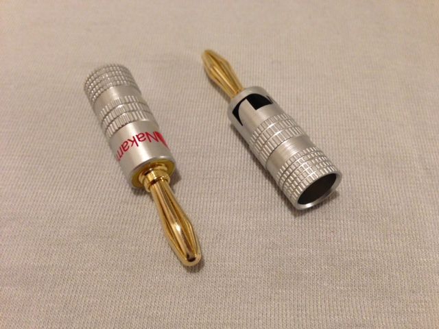 さくら　ナカミチ 24K 金メッキ バナナプラグ 100本 Amazon | Nakamichi バナナプラグ banana plugs 24K金メッキ