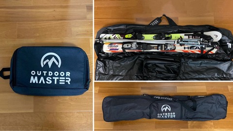 Liunm スノーボードバッグ スキーバッグ LDSKI ショルダー アウトドア PRレビュー】収納力めっちゃある！スキー スノーボード バッグ