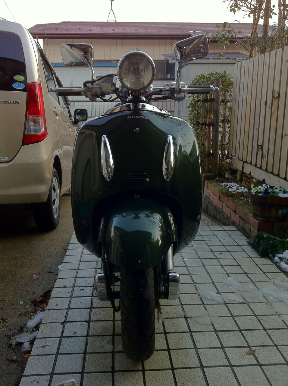 ジョーカー90 作業 続き ハンドル交換 さーて どこか行こうかぁ