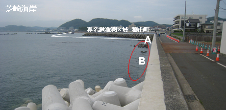 葉山芝崎護岸工事 3月中旬から9月迄 消えゆく釣りスポットと過去の高波被害 坊ちゃん葉山2
